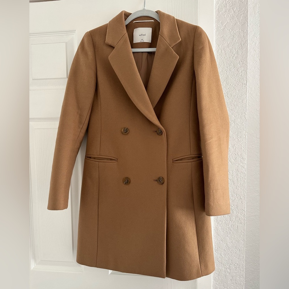 Aritzia Wilfred Wool Coat
